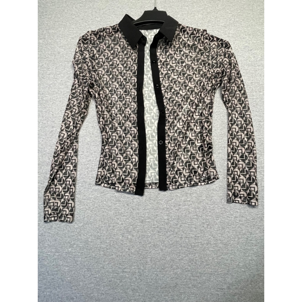 3 for $25. Women's SHEIN Blouse, Black & Beige, Size medium